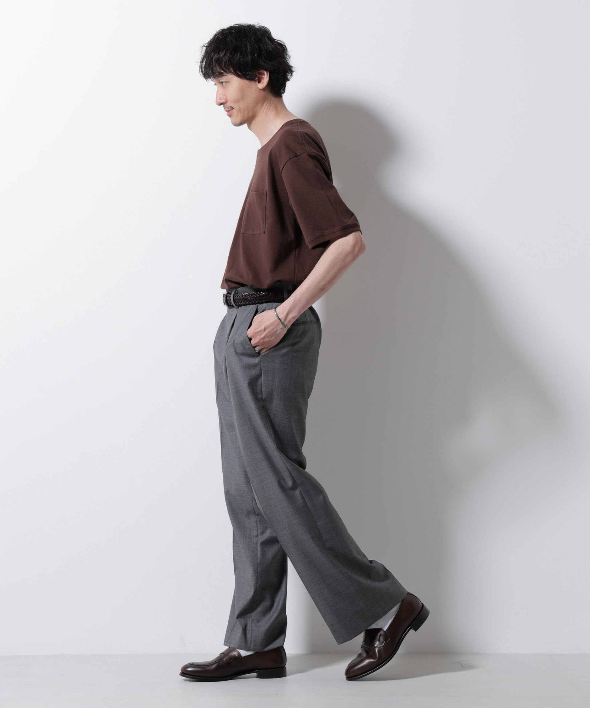 nano･universe「エアパッセージ ジャージーTシャツ 半袖」|Tシャツ・カットソー|