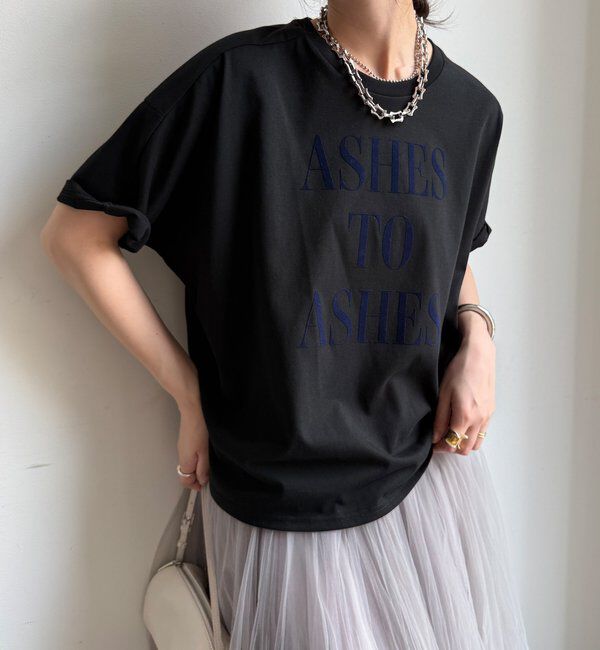  「【WEB限定】フロッキーロゴプリントTEE」|Tシャツ・カットソー|ブラック