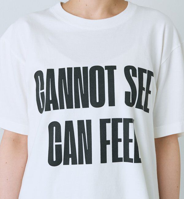  「予約【A・MONN】【綿100%/洗濯機洗い可】feelロゴTee」|Tシャツ・カットソー|