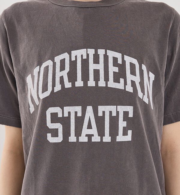 The Store by C' 「【REMI RELIEF】【別注】NORTHERN STATEロゴTシャツ」|Tシャツ・カットソー|
