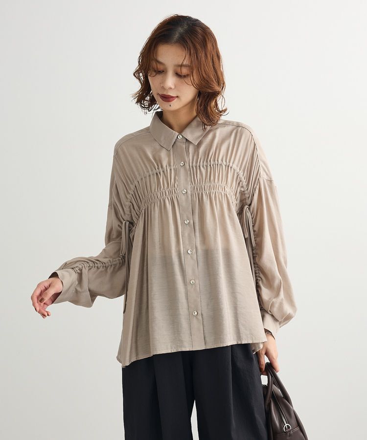 Green Parks「・ELENCARE DUE シアーシャーリングシャツ」|シャツ・ブラウス|