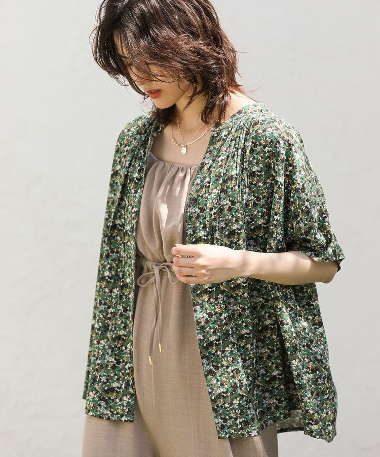 Green Parks「【WEB限定】アソート柄さらっとレーヨンブラウスⅡ」|シャツ・ブラウス|