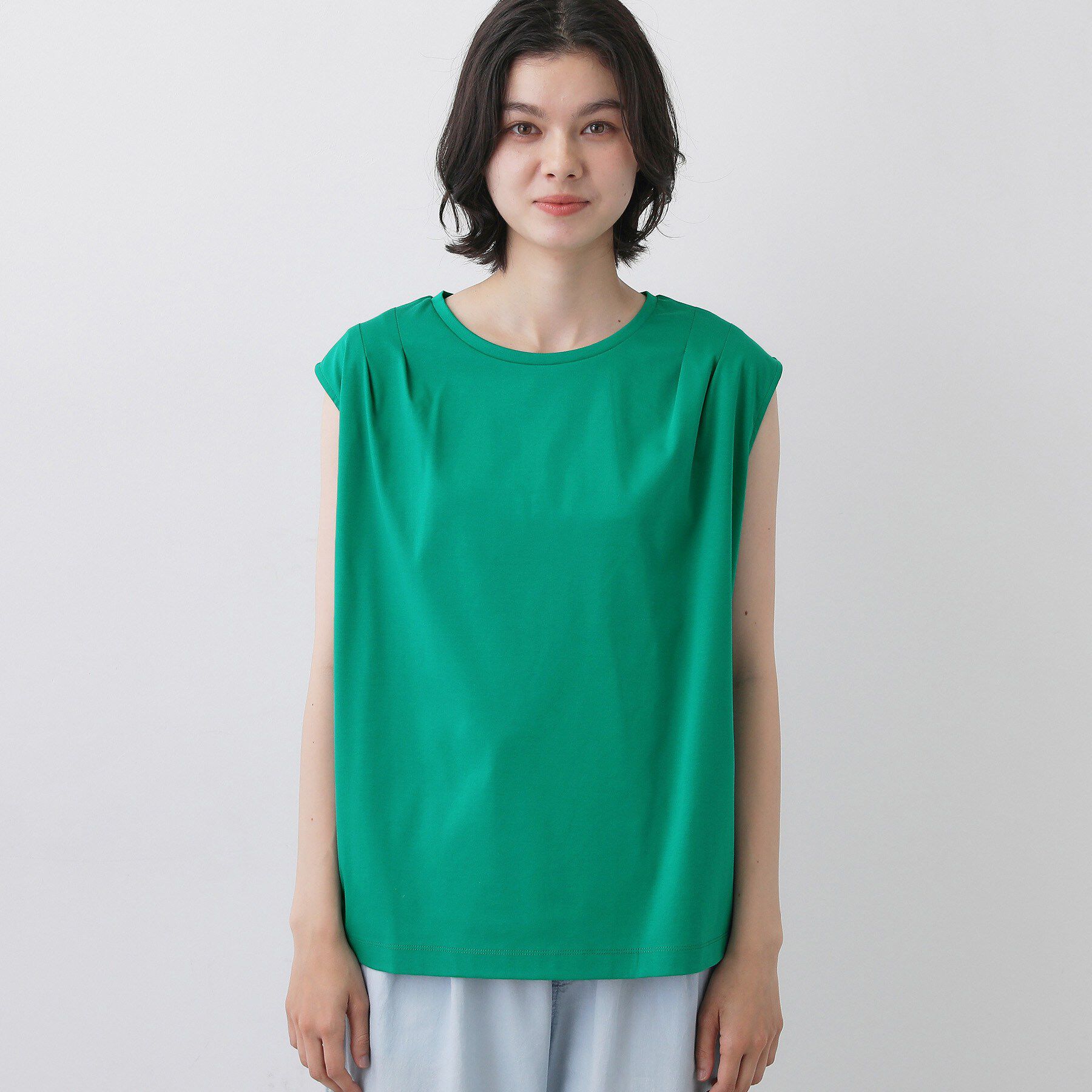 Dessin「【UVカット／接触冷感】ノースリーブカットソー」|Tシャツ・カットソー|