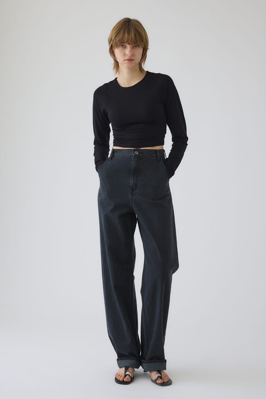 RIM.ARK 「Stylish work denim PT」|デニム|BLK