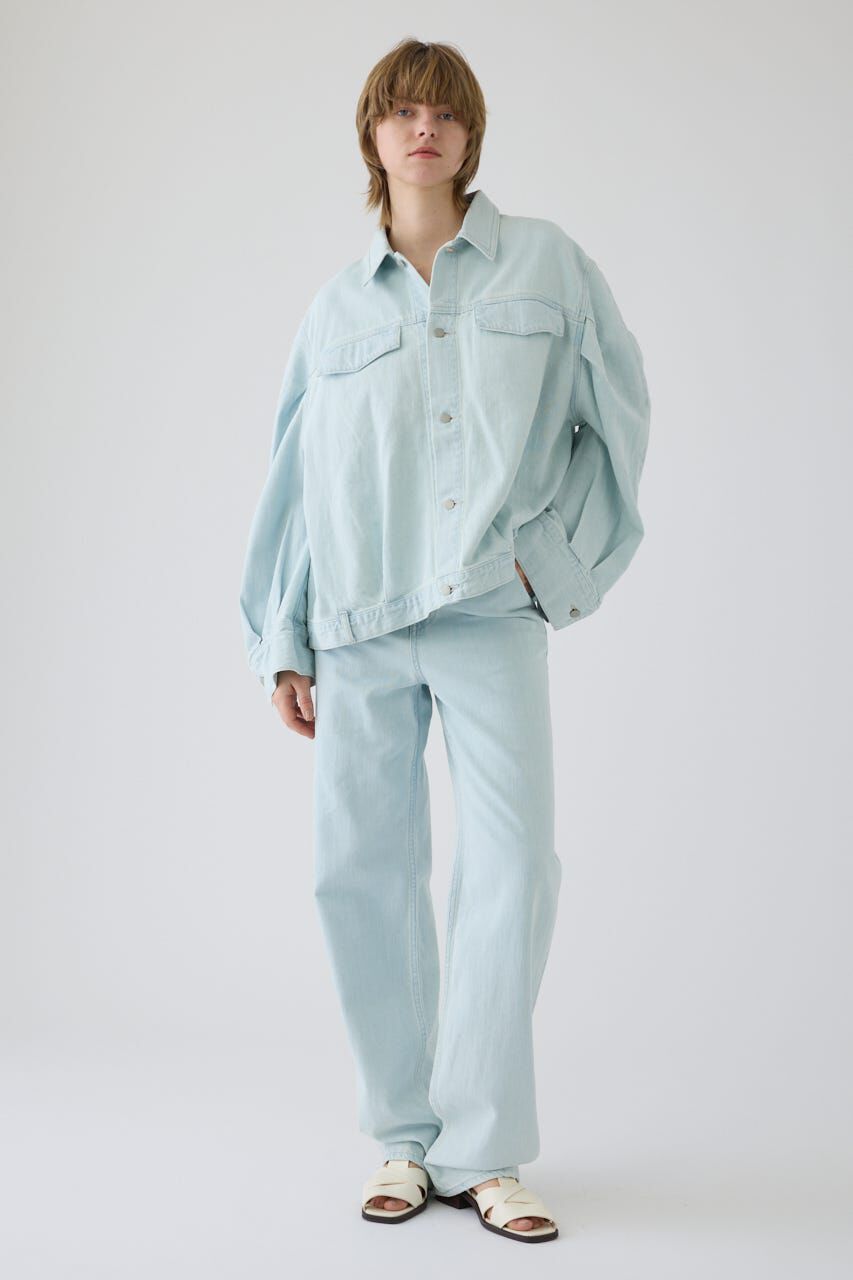RIM.ARK 「Big puff sleeve denim JK」|デニムジャケット|BLU