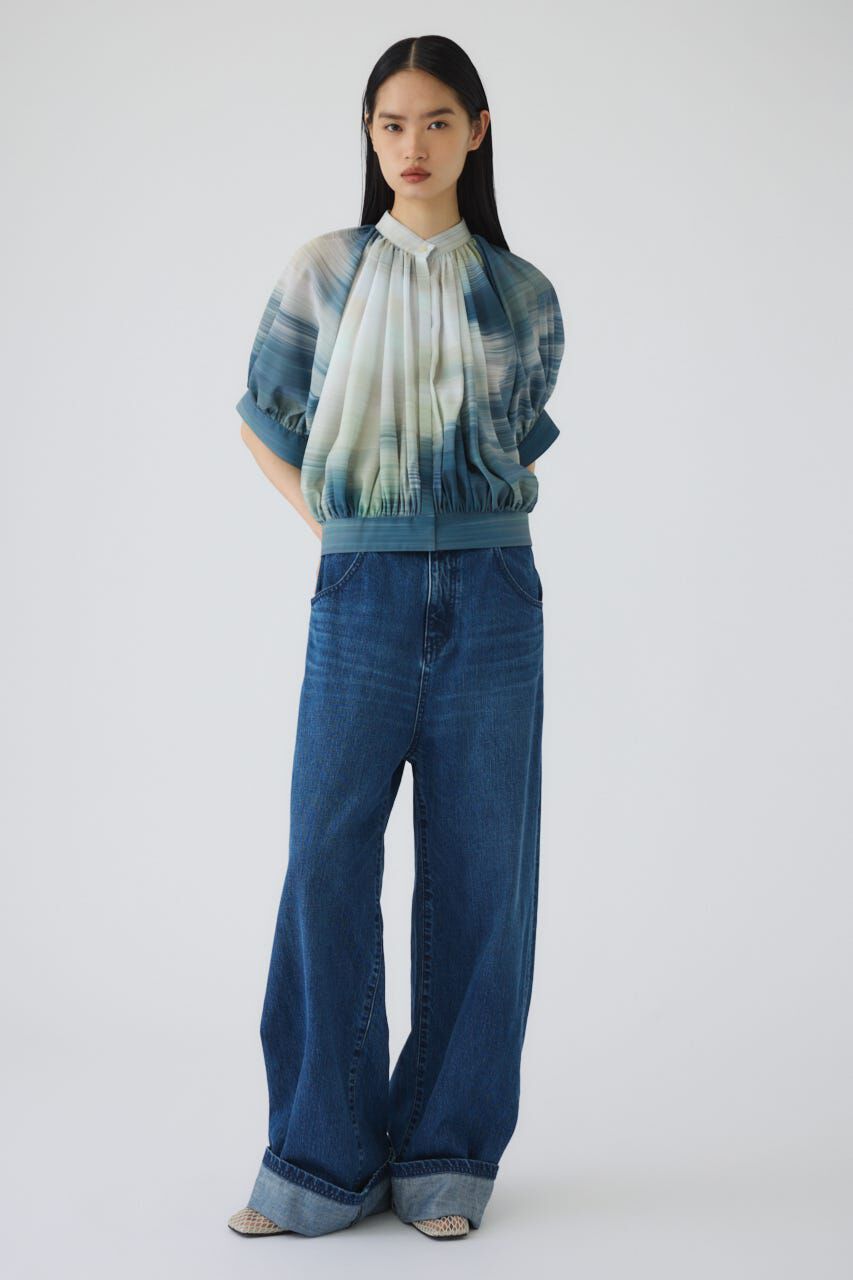 RIM.ARK 「Middle straight blue denim」|デニム|BLU