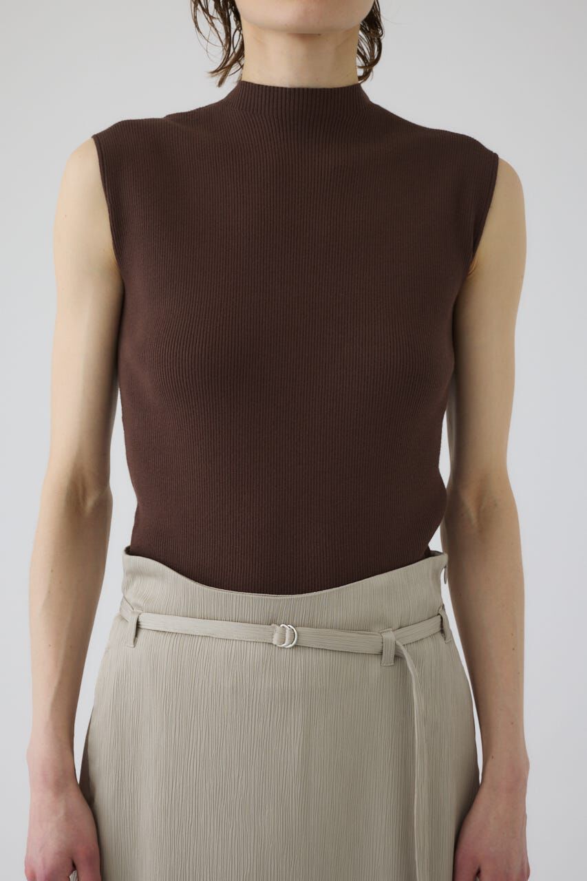RIM.ARK 「Washable basic N/S knit」|ニット・セーター|BRN