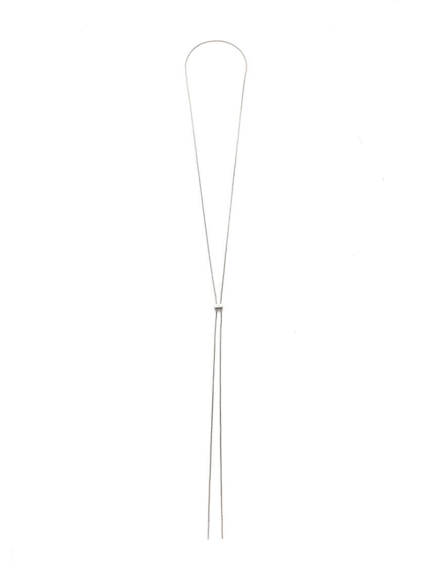 Mila Owen「【EVERYDAY PROOF JEWELRY 】シンプルスライダーネックレス」|ネックレス|SLV