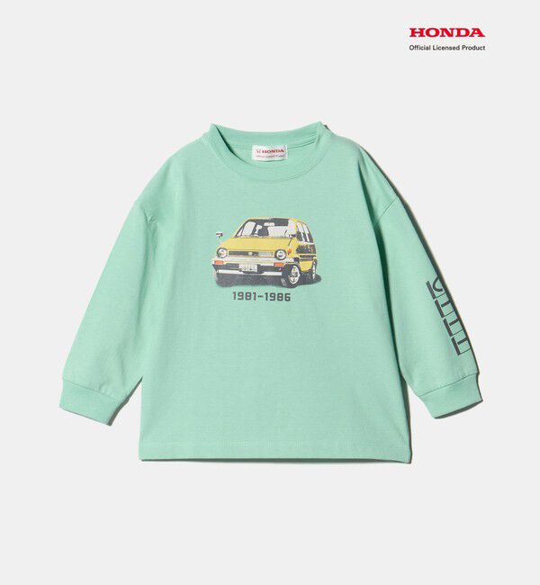 UNITED ARROWS green label relaxing「【別注】＜URBAMENT＞Honda ロングスリーブ Tシャツ / キッズ 100cm-130cm」|Tシャツ・カットソー|LIME