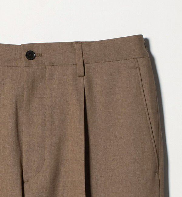 BEAUTY&YOUTH UNITED ARROWS「ASTY 1プリーツ スラックス NO.5 セットアップ対応」|チノ|