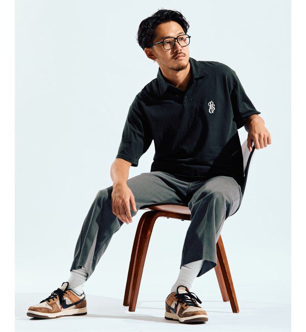 Paris Saint-Germain「【Paris Saint-Germain / パリ・サン＝ジェルマン】 JP ITALIC LOGO ポロシャツ」|ポロシャツ|
