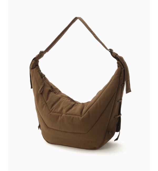 EDIFICE「LEMAIRE（ルメール） LARGE SOFT GAME BAG」|ショルダー・メッセンジャー|ブラウン A