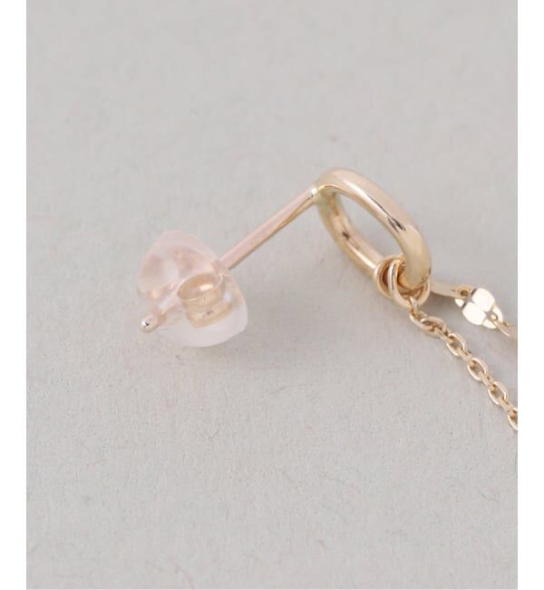 Lilas by Spick&Span「《WEB限定》リング*チェーンピアス K10（両耳）」|ピアス|