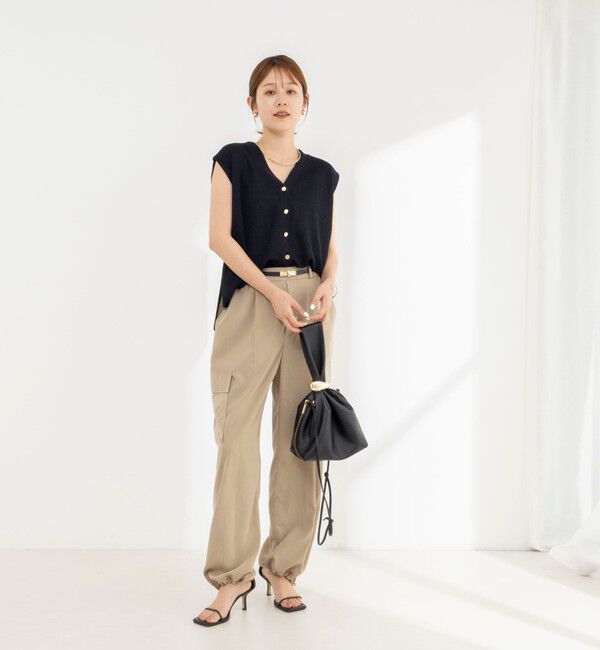 NOLLEY'S「《セットアップ対応》ウォッシャブルサンドウォッシュカーゴパンツ」|カーゴ|