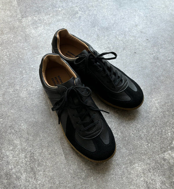  「GERMAN TRAINER」|スニーカー|ブラック