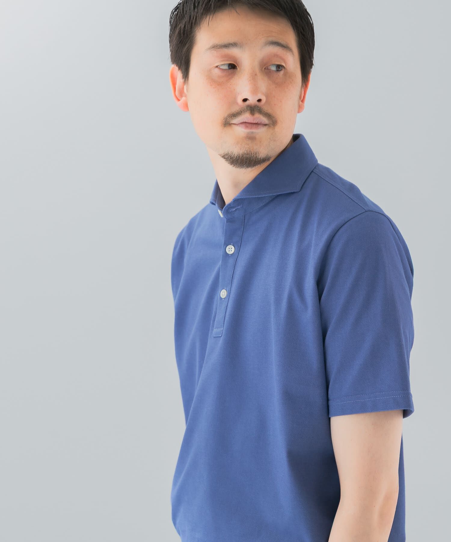 URBAN RESEARCH DOORS「『吸水速乾』LIFE STYLE TAILOR　カッタウェイ半袖プルオーバー」|シャツ・ブラウス|