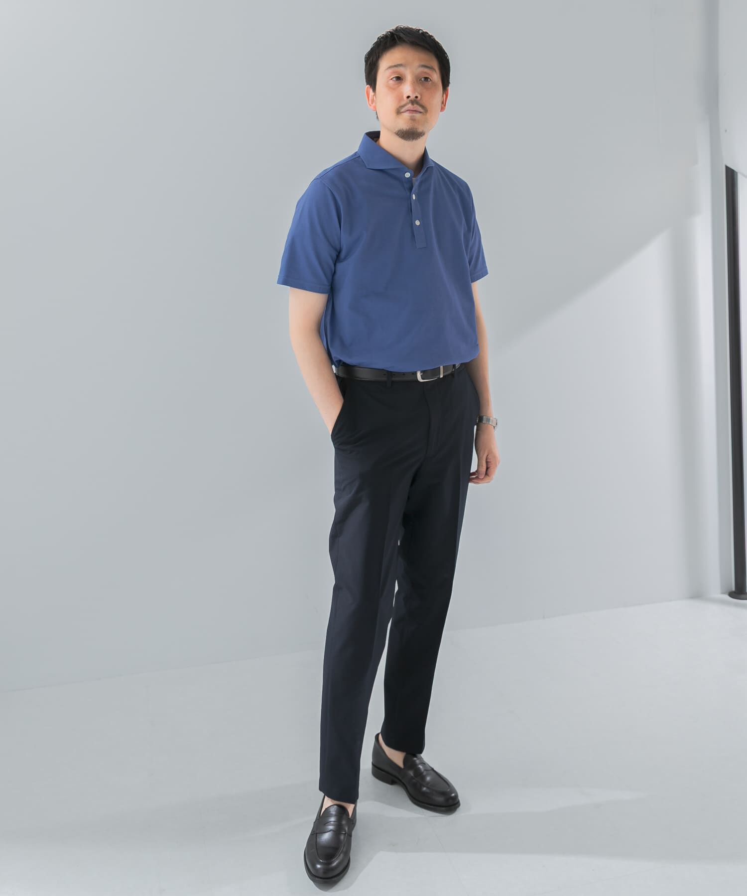 URBAN RESEARCH DOORS「『吸水速乾』LIFE STYLE TAILOR　カッタウェイ半袖プルオーバー」|シャツ・ブラウス|