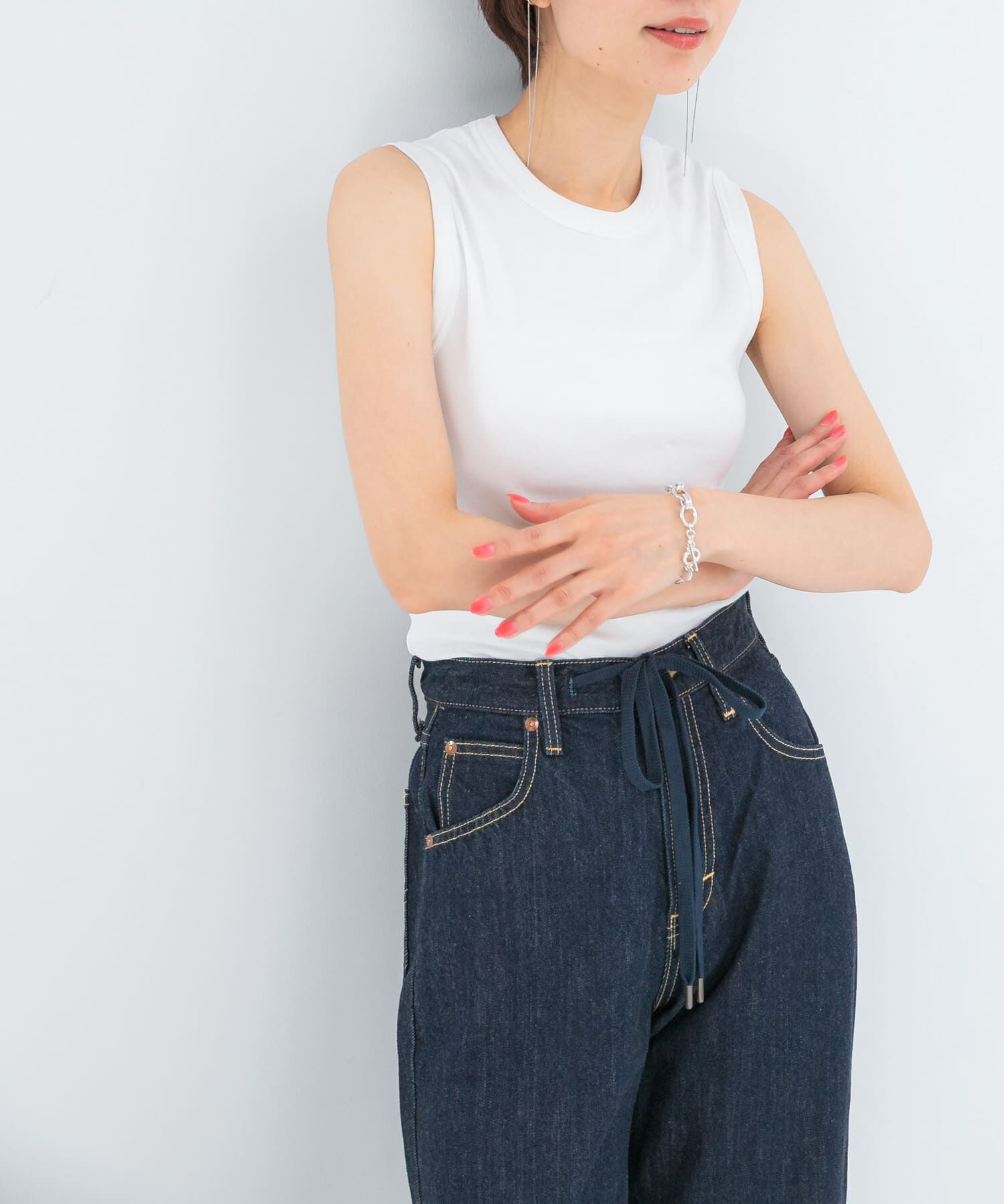 URBAN RESEARCH ROSSO「GICIPI　BARIO」|タンクトップ|ホワイト