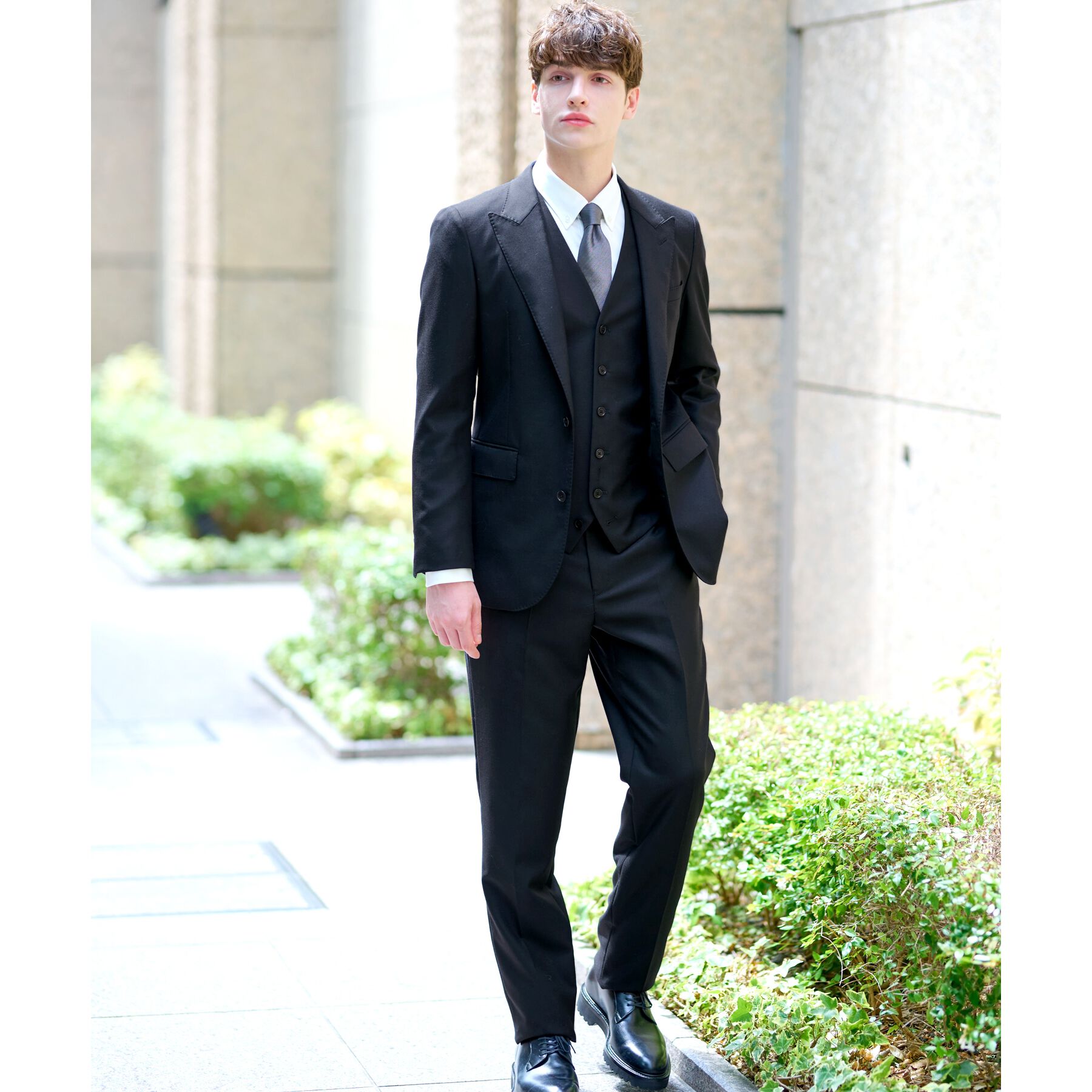 DRESSTERIOR「【セットアップ可】Super100&rsquo;s スリーピース SET UP ジャケット」|テーラードジャケット|