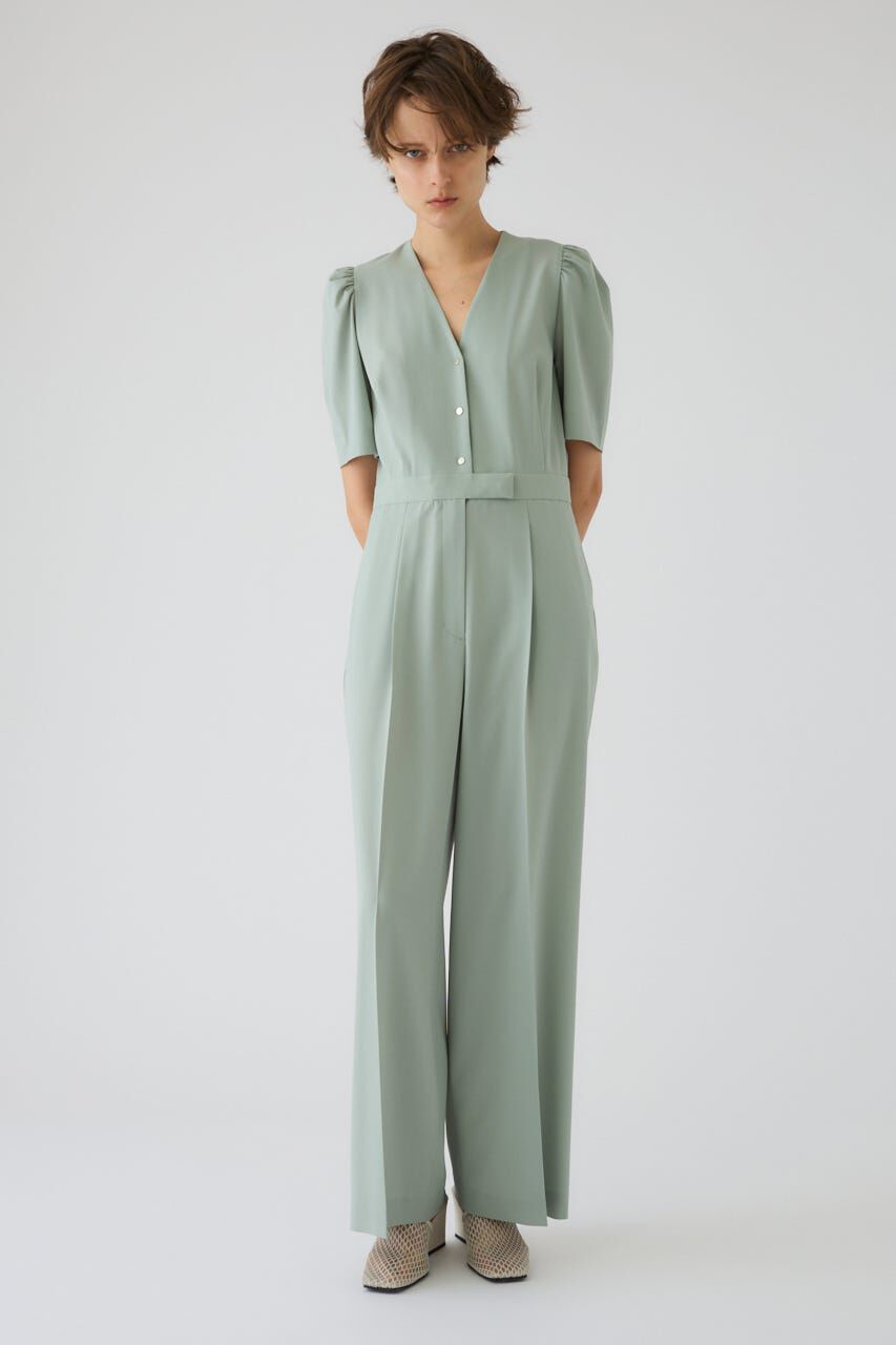 RIM.ARK 「Puff sleeve solid jumpsuit」|その他|