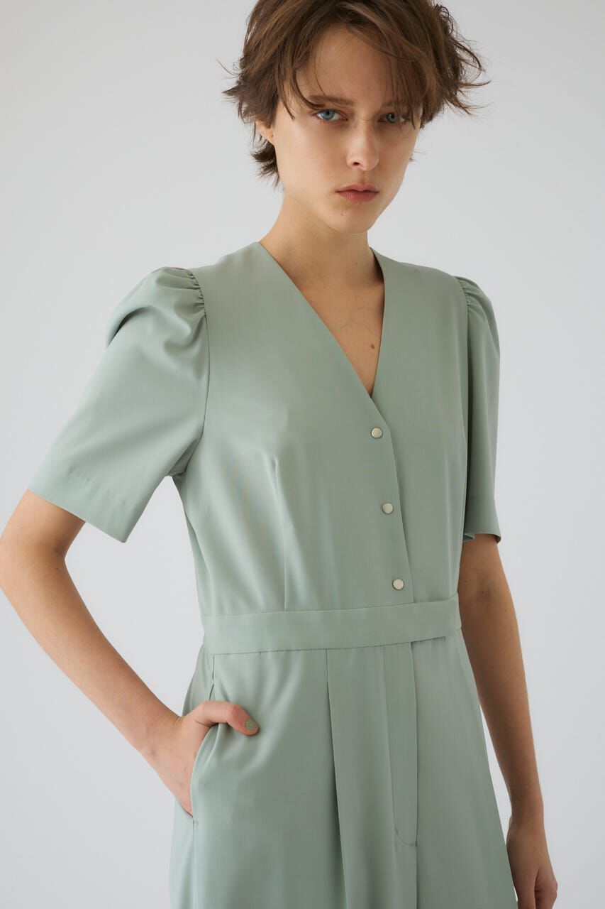 RIM.ARK 「Puff sleeve solid jumpsuit」|その他|