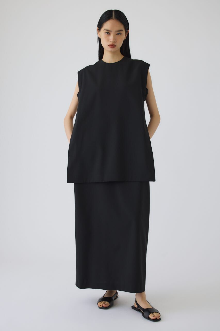 RIM.ARK 「Square layered dress」|ワンピース|BLK