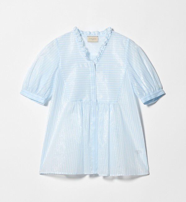 UNITED ARROWS「LINEAESSE Vネック パフブラウス ‐ウォッシャブル‐」|シャツ・ブラウス|その他7