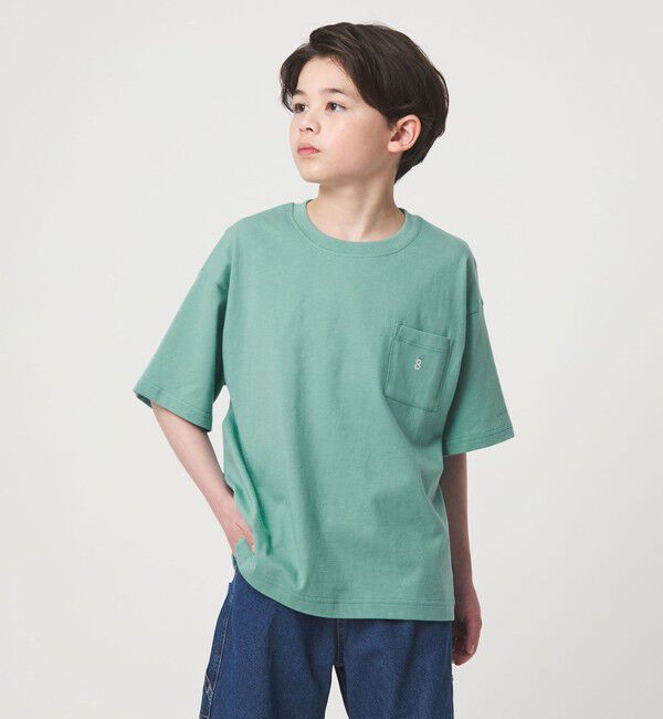 UNITED ARROWS green label relaxing「ロゴ刺しゅう Tシャツ / キッズ  100cm-160cm」|Tシャツ・カットソー|