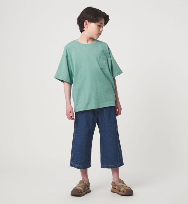 UNITED ARROWS green label relaxing「ロゴ刺しゅう Tシャツ / キッズ  100cm-160cm」|Tシャツ・カットソー|