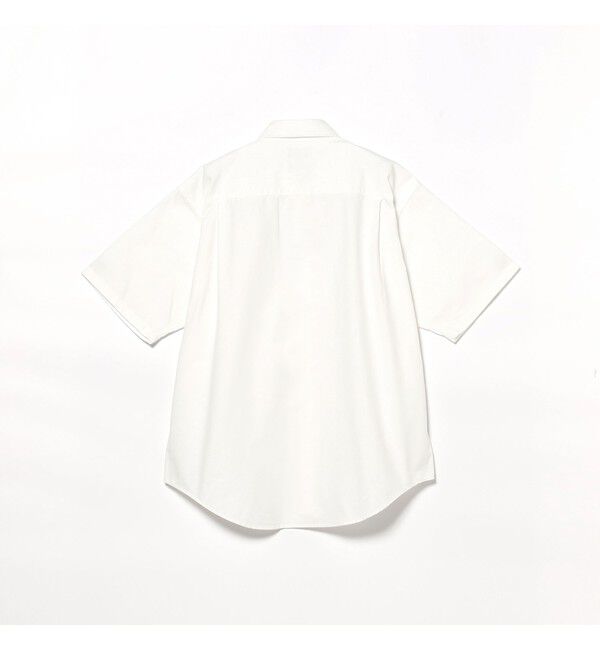 BEAMS「オックスフォード ボタンダウンシャツ 5分丈【ワイドフィット】」|シャツ・ブラウス|