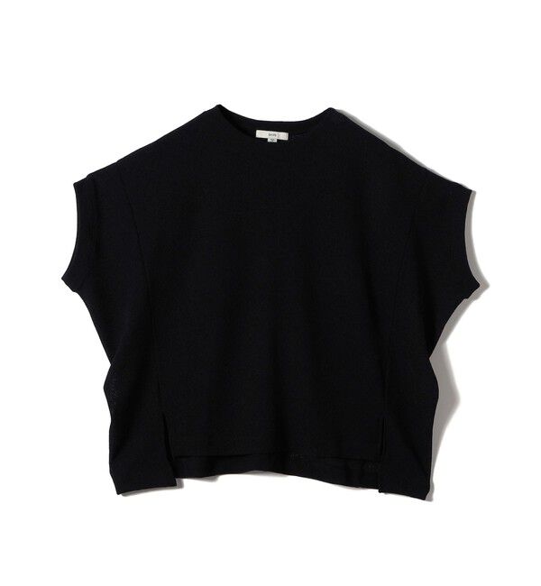 SHIPS for women「《予約》【WEB限定】シアー ワッフル スリット TEE」|Tシャツ・カットソー|