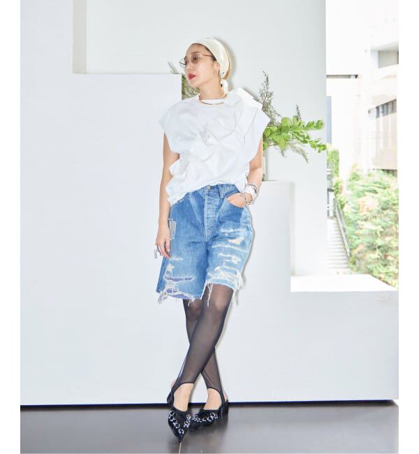  「《予約》RUFFLE Tシャツ」|Tシャツ・カットソー|