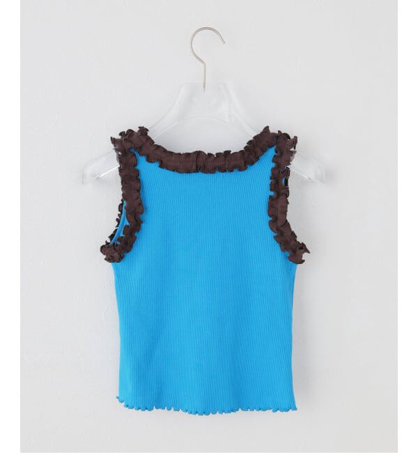PULP「OMO / オモ Ruffle Rib Tank」|タンクトップ|