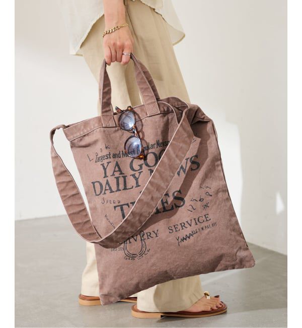 FRAMeWORK「≪WEB限定 / 追加予約≫YA GOOD IDEAS YA GOOD DAILY NEWS TIMES 2」|トートバッグ|