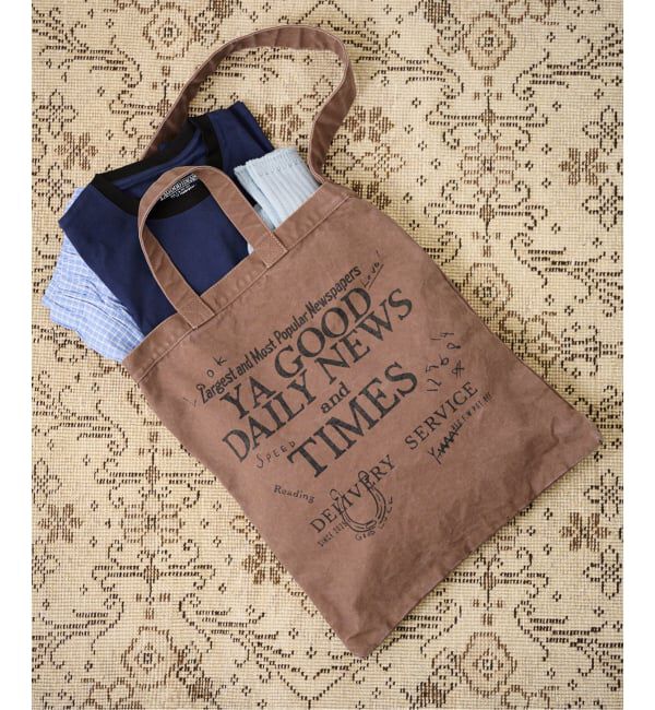 FRAMeWORK「≪WEB限定 / 追加予約≫YA GOOD IDEAS YA GOOD DAILY NEWS TIMES 2」|トートバッグ|