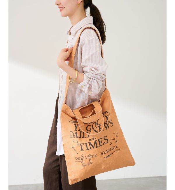 FRAMeWORK「≪WEB限定 / 追加予約≫YA GOOD IDEAS YA GOOD DAILY NEWS TIMES 2」|トートバッグ|
