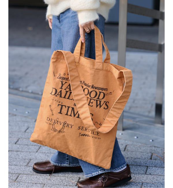 FRAMeWORK「≪WEB限定 / 追加予約≫YA GOOD IDEAS YA GOOD DAILY NEWS TIMES 2」|トートバッグ|