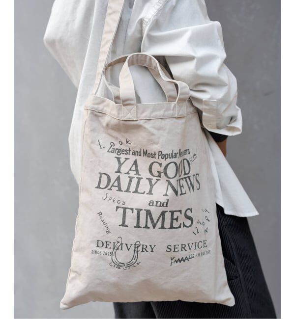 FRAMeWORK「≪WEB限定 / 追加予約≫YA GOOD IDEAS YA GOOD DAILY NEWS TIMES 2」|トートバッグ|