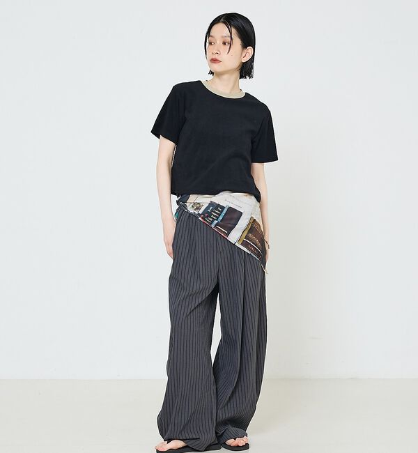 NOMINE「パイル 半袖 Tシャツ【予約】」|Tシャツ・カットソー|
