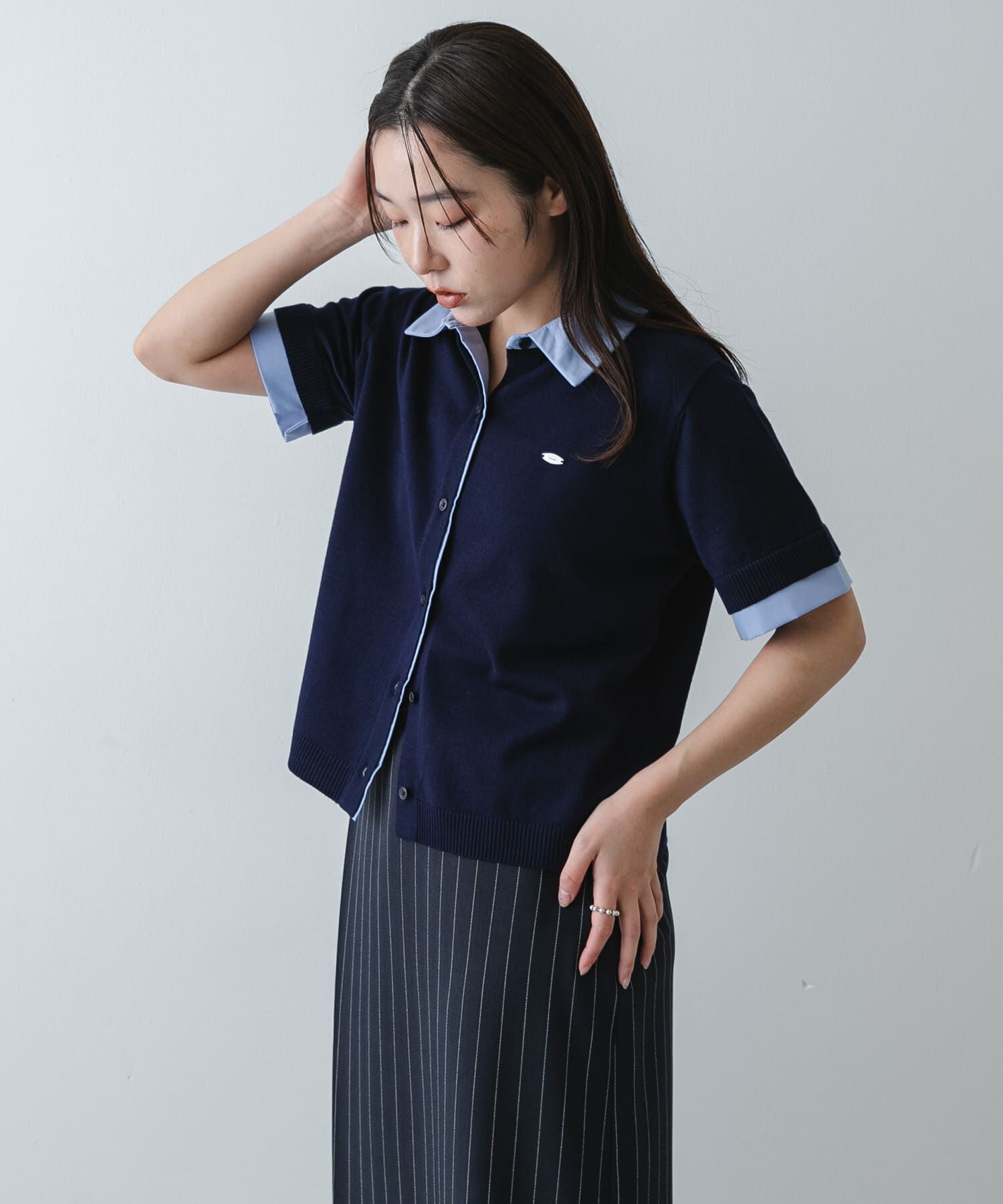 SENSE OF PLACE by URBAN RESEARCH「『洗濯可』シャツドッキングカーディガン」|カーディガン|
