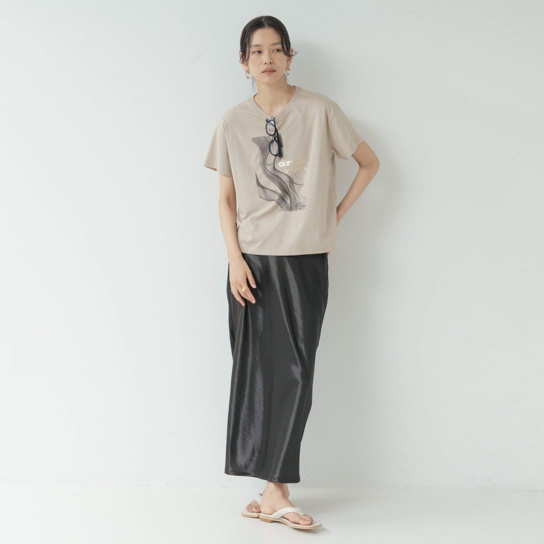 GALLEST「箔ロゴプリントTシャツ」|Tシャツ・カットソー|