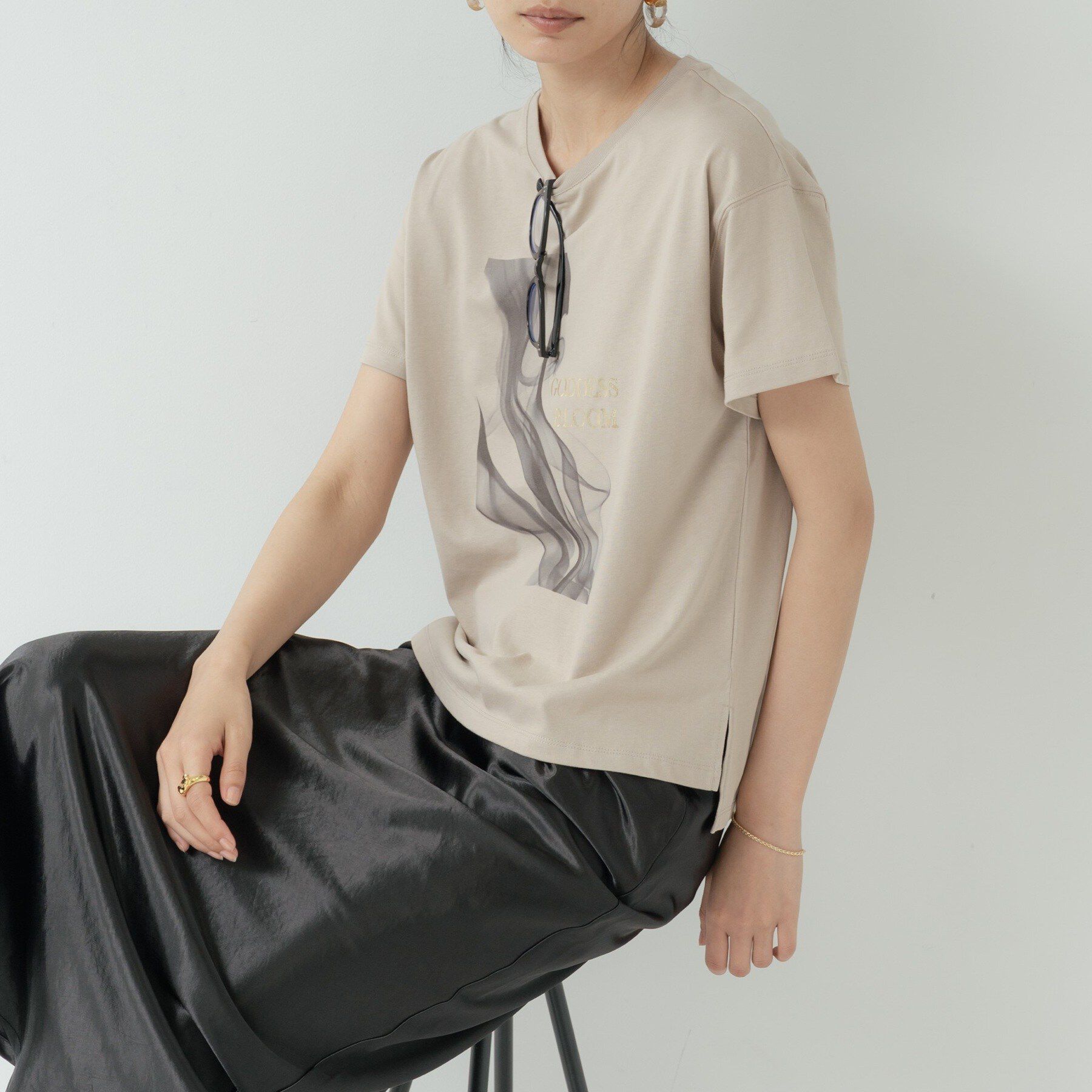 GALLEST「箔ロゴプリントTシャツ」|Tシャツ・カットソー|