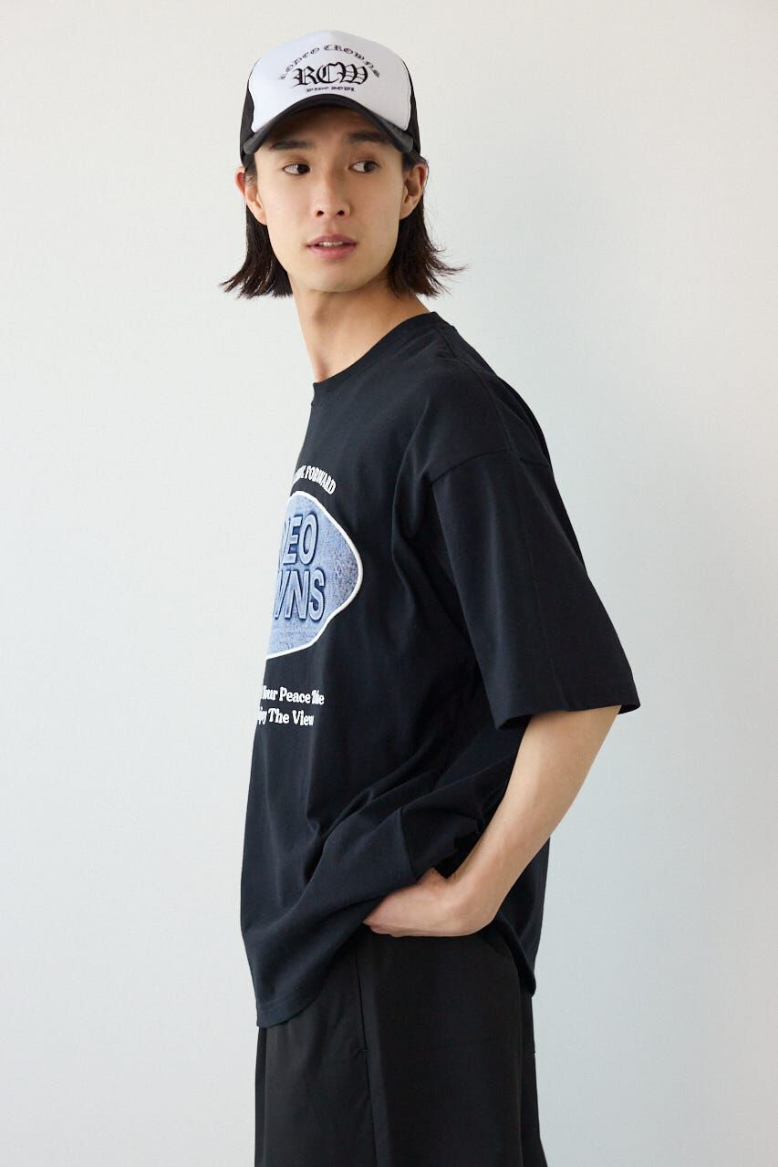 RODEO CROWNS「エンボスデニムロゴTシャツ」|Tシャツ・カットソー|