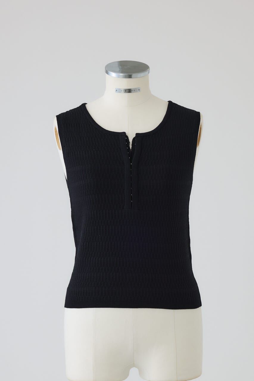 RIM.ARK 「Round neck hook tank」|タンクトップ|