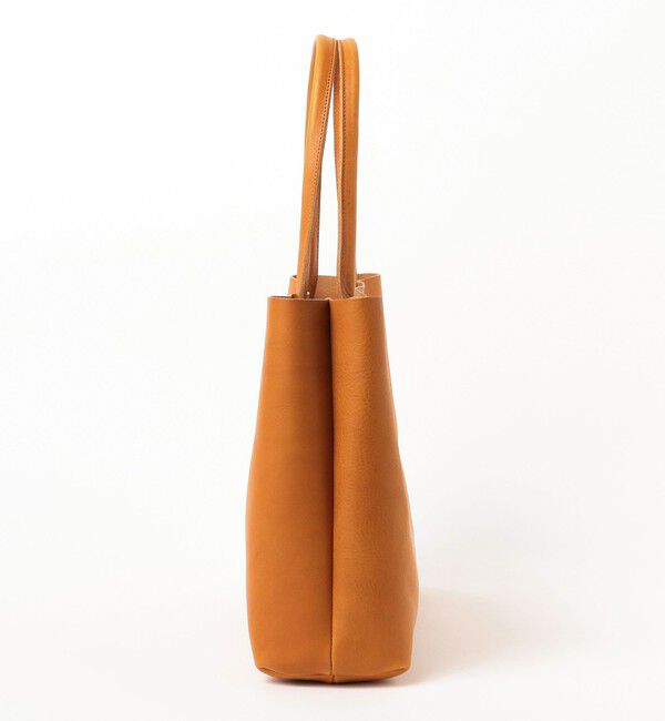 BEAMS「BEAMS｜【別注】SLOW/ TOTE｜トートバッグ｜栃木レザー ヌメ革 フルベジタブルタンニング｜男女兼用」|トートバッグ|
