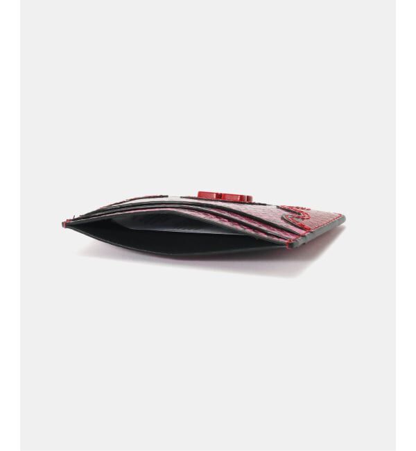 PULP「GANNI / ガニー Bou Card Holder Snake」|名刺入れ・カードケース|