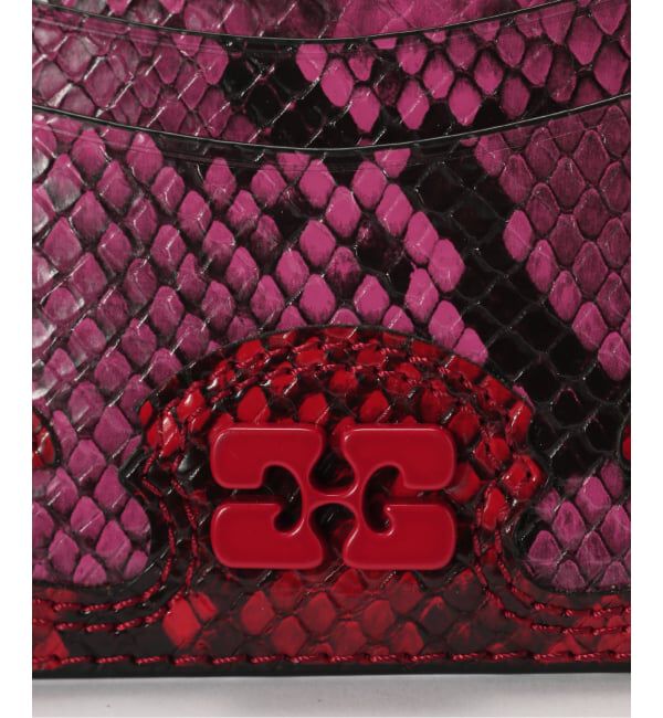 PULP「GANNI / ガニー Bou Card Holder Snake」|名刺入れ・カードケース|