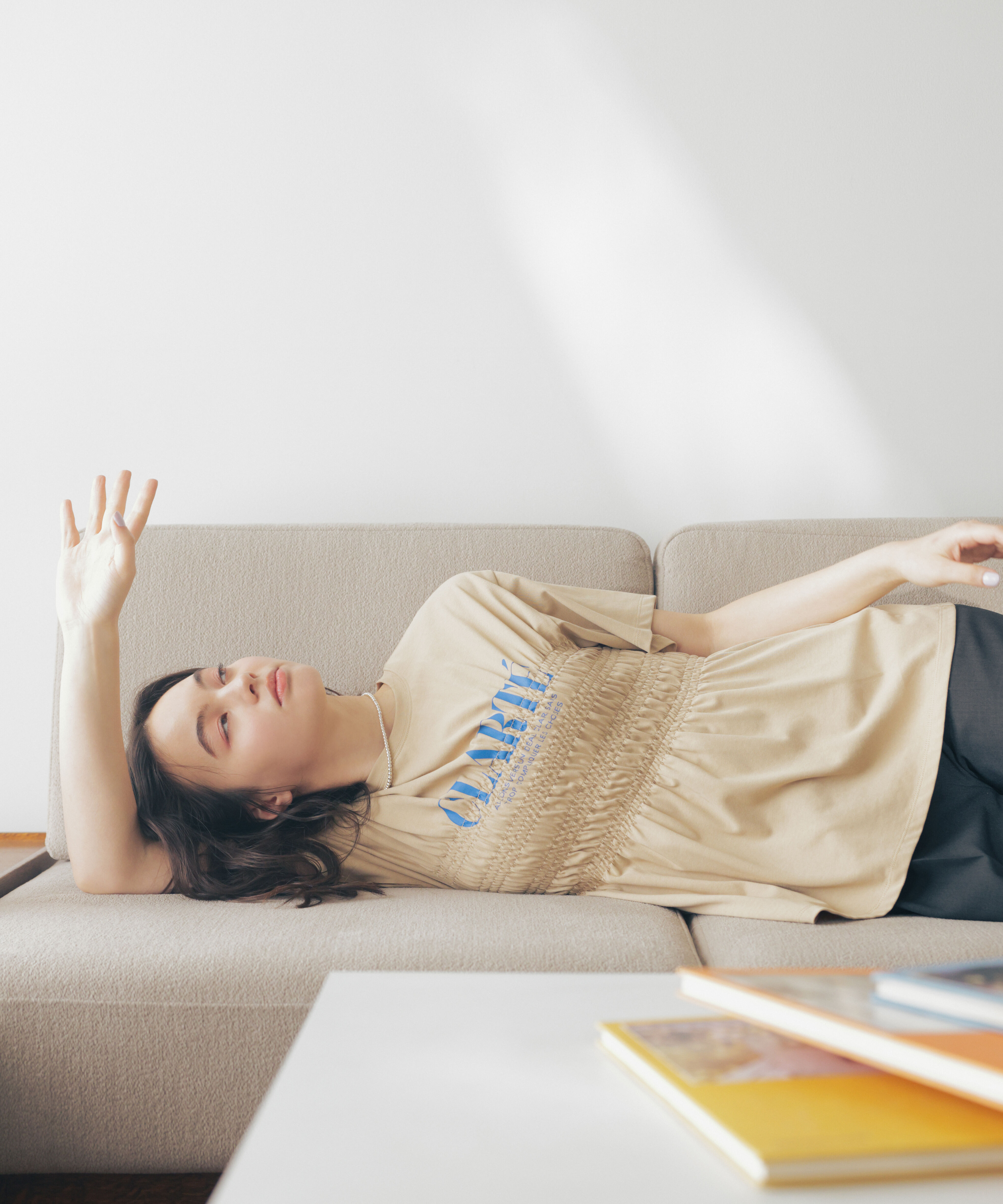  「〈N.〉シャーリングペプラムカットソー」|Tシャツ・カットソー|