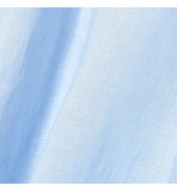 Ray BEAMS 「リネン スタンドカラー フレンチスリーブ シャツ」|シャツ・ブラウス|
