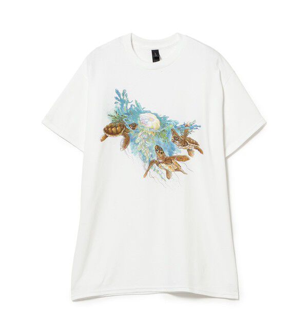BEAMSBOY「【別注】Atlas Screen Printing / White Tee」|Tシャツ・カットソー|